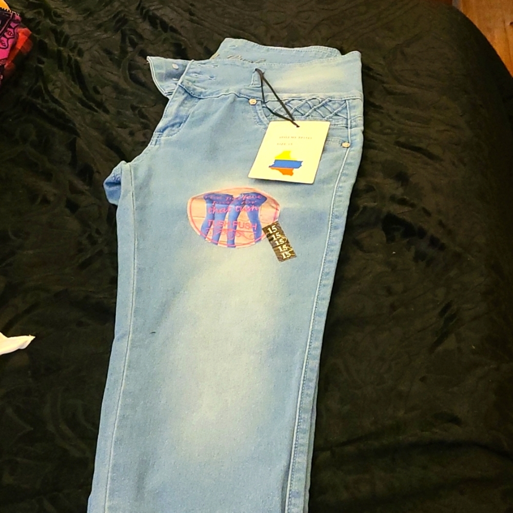Tush Push Light Blue wash skinny jeans